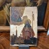 Madonna con bambino, San Rocco, il leone e Venezia, Su alabastro, Epoca '400