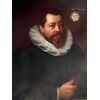 Ritratto di gentiluomo olio su tavola secolo XVII