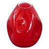Raffinato vaso rosso in vetro incamiciato, Murano anni '70 PREZZO TRATTABILE