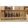  DARS633 - Balaustra in stile Neogotico, epoca '800, mis. cm L 222 x H 85 x P 26  