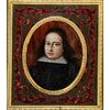 XVII secolo, Ritratto di uomo, olio su rame 