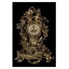 Stupendo orologio in bronzo dorato in stile barocco francese del 1800 con putti