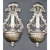 Coppia di acquasantiere in argento del 700