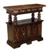 Credenza con Alzata di Gusto Barocco Emiliano Inizio XX Secolo