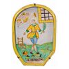 Targa devozionale in maiolica , datata 1788