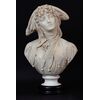 Scultura in marmo di Luigi Pagani (Bergamo 1839-Milano 1905)