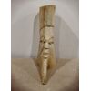 Scultura antica africana in osso raffigurante volto - XIX secolo