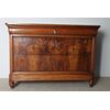 Antico comò - cassettone  cappuccino L. Filippo area Modenese 1840 noce. Rest mis 138 x 60. H 96