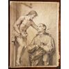 Sant'Ignazio di Loyola, disegno a matita e biacca