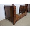 LETTO-DIVANO IN NOCE STILE LUIGI FILIPPO  cm L185xP82xH107