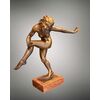 Scultura in bronzo raffigurante "BALLERINA" di G. Passaglia - Art Decó 