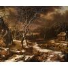 Paesaggio invernale, Nicolaes Molenaer (Haarlem 1630 ca - 1676) attribuibile