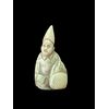 Netsuke in avorio raffigurante personaggio maschile.Giappone.