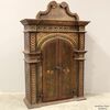 Antica credenza stipo pensile laccato e dipinto - epoca '700
