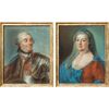 Scuola francese, XVIII secolo, Ritratto di Luigi XV e della regina
