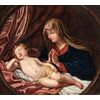 Adele Pinot (1848), da Guido Reni (Bologna, 1575 –1642)  Madonna in adorazione del Bambino dormiente