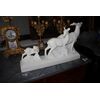 Scultura in Ceramica raffigurante Cervi