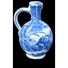 Versatoio in maiolica in monocromia turchina.Delft,Olanda.