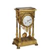 Orologio da Tavolo in Bronzo Dorato Robert & Courvoisier Francia Inizio XIX Secolo