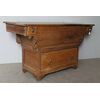 Antica madia panaria Lombarda PRIMI 800 , in noce campagnola. Misure 130 x57 . H 73 . 