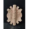 Stemma fascista in travertino - 30 x 36 cm - Roma