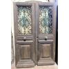 PTCI554 - Portoncino da ingresso in legno di rovere, misure cm L 134 x H 205 