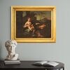 Italian painting Allegory of motherhood from the 18th century