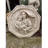 Medaglione ottagonale in marmo Biancone di Asiago - Madonna col bambino - 73 x 73 cm - Venezia