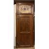 PTS868 - N. 2 Porte simili in legno di noce, luce cm L 89 x H 207 
