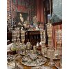 Coppia di  baccarat, finemente decorati, con motivi floreali e dorature in oro zecchino. Epoca XIX secolo.