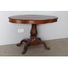 Antico tavolo da salotto 1860 in noce . a “ Biscotto “ . Mis 113 x63 