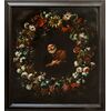 Scuola napoletana di XVII secolo, San Pietro con ghirlanda di fiori