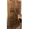  PTI743 - Porta in legno di noce, epoca '700, misure cm L 124 x H 224  