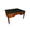 Grande scrivania Partners Desk francese di fine 1800 