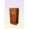 Secretaire Luigi XV con piano in marmo rosso francia