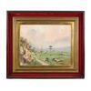 Dipinto di Giuseppe Casciaro - Paesaggio con Figure