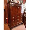 Secretaire Impero in piuma di mogano