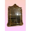 specchiera Luigi XV del 1800 dorata foglia oro