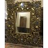 Specchiera pietre dure oro opaco