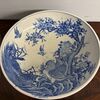 Antico grande piatto in porcellana Giapponese con dipinta pernice . Periodo MeiJi 1868 – 1912 . Mis cm 30 