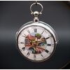 Orologio inglese con scappamento a verga e quadrante dipinto, 1812 