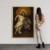 Dipinto religioso spagnolo Pietà del XVIII secolo