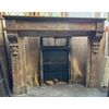  CHM873 - Camino in marmo rosa, misura cm L 134 x P 36 x H 107  