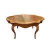 Scrivania sagomata in Bois de rose del 1800 francese stile Luigi XV
