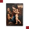 DIPINTO A OLIO SU TAVOLA MADONNA CON GESU’ E GIOVANNI FINE XVI SECOLO 