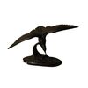 Scultura in bronzo Decò "Albatros" di inizio 1900