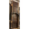  darb139 boiserie scolpita in noce, 10 metri lineari, epoca '800