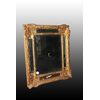 Graziosa specchiera francese del 1800 Stile Luigi XVI dorata foglia oro
