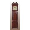 Orologio a colonna inglese stie Regency del 1800 con fasi lunari