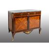 Credenza antica Napoleone III Francese in legni esotici pregiati con innesti di elementi in bronzo dorato. Periodo XIX secolo.